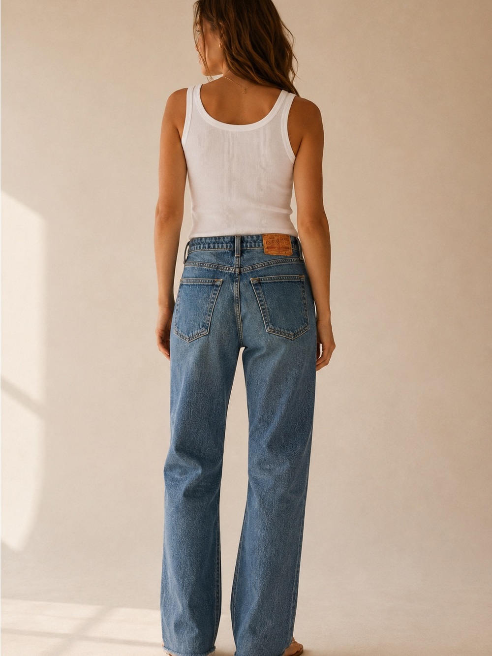 LUCKY BRAND | Cotton Denim | Relaxed Straight Leg Boyfriend Jeans